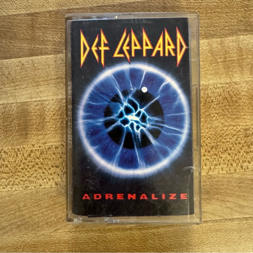 Vintage Def Leppard Adrenalize 1992 Album Cassette Tape 80s 90s Music